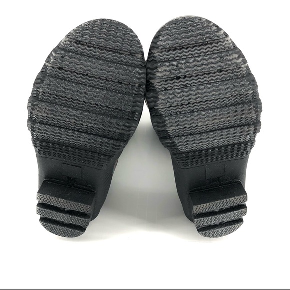 Johnny Was Black Floral Print Dreamers Rainboot - Picture 8 of 10